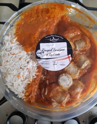 Rougail saucisse et riz créole