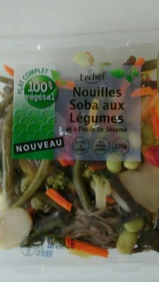 Nouilles sobas aux légumes