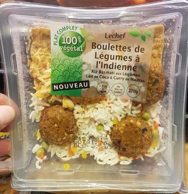 Boulettes de légumes à l'indienne