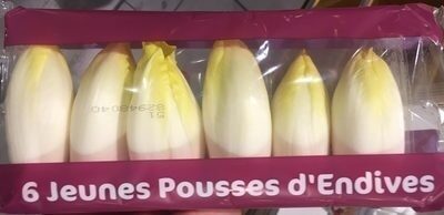 6 jeunes pousses d'endives