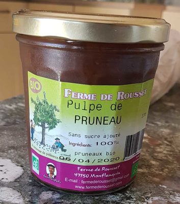 Pulpe de pruneau front packaging