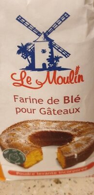 Le moulin farine de blé pour gâteaux front packaging