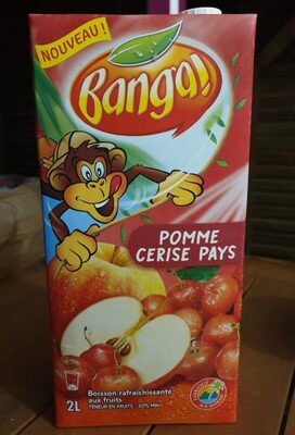 Boisson rafraîchissante pomme cerise pays