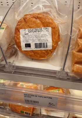 Galettes de tofu nature bio