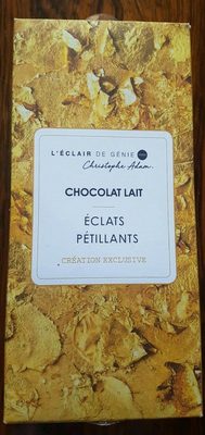 Chocolat au lait éclats pétillants