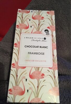 Chocolat blanc - framboise