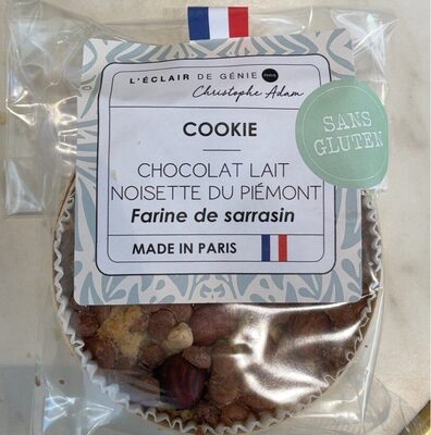 Cookie chocolat lait noisette du piemont