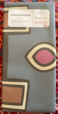 Chocolat noir pépites de cacao