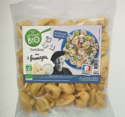 Tortelloni aux 3 fromages front packaging