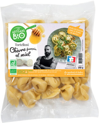 Tortelloni au chevre francais et miel bio 250gr