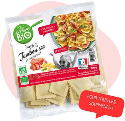 Ravioli jambon sec emmental