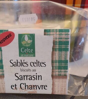Sablés Celtes biscuits Sarrasin Chanvre