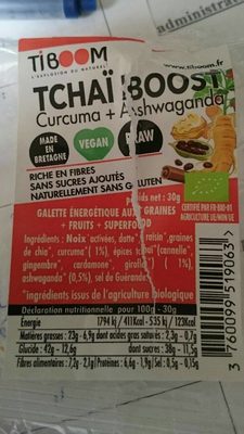 Tchaï Boost Curcuma + Ashwaganda