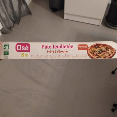 Pâte feuilletée bio