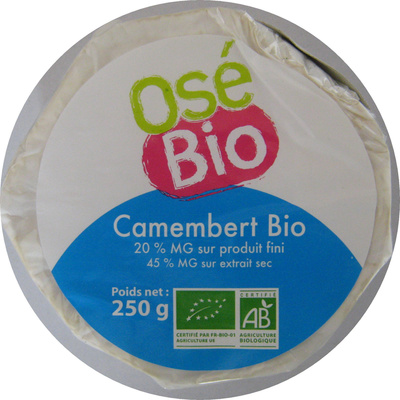 Camembert Bio (26 % MG)