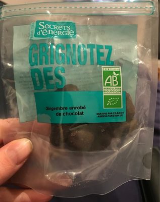 Gingembre enrobé de chocolat
