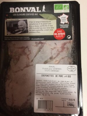 Crépinettes de porc x4