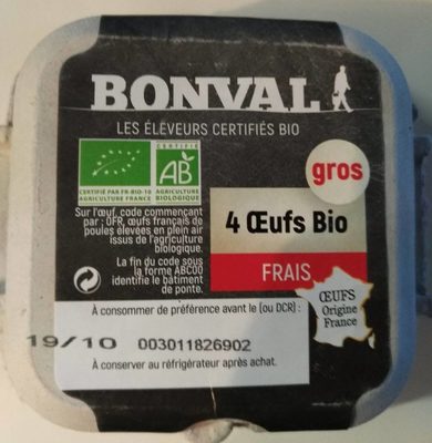 Boite De 4 Oeufs Gros