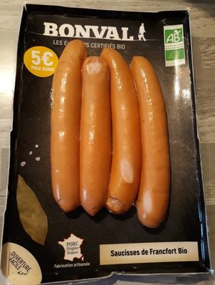 Saucisses de Francfort Bio
