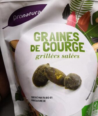 Graines de courge grillées salées