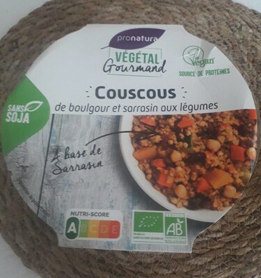 Couscous de boulgour et sarrasin aux légumes
