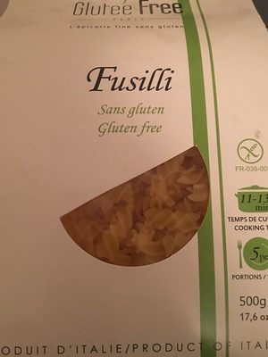 Fusilli sans gluten