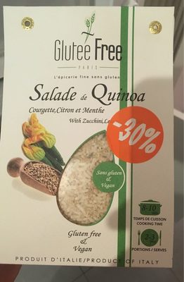 Salade de quinoa courgette citron et menthe
