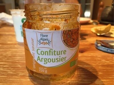 Confiture argousier front packaging
