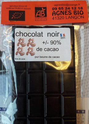 chocolat noir 90% de cacao