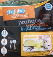 Crème saveur vanille