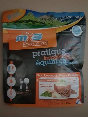 Hachis parmentier lyophilisé