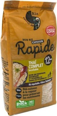 Riz thaï complet front packaging