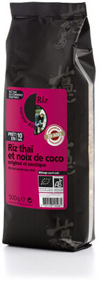 Riz thaï et noix de coco