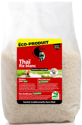 Riz Basmati Blanc front packaging