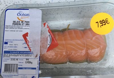 Delice de poisson poireau et saumon