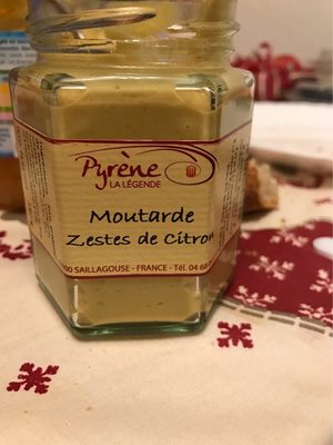 Moutarde au zest de citron