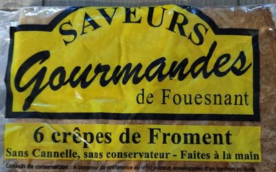 Crêpes front packaging