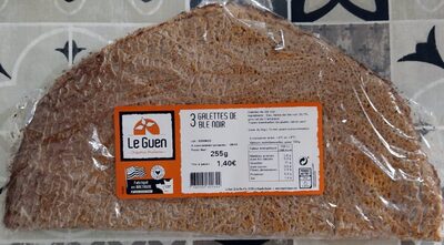 3 Galettes de blé noir front packaging