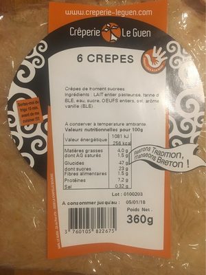 Crêpes de Froment