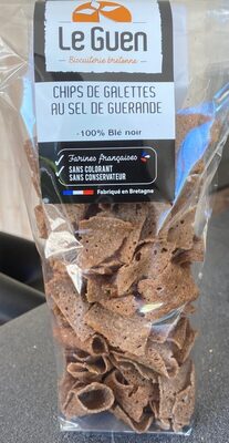 Chips de galettes au sel de Guérande front packaging