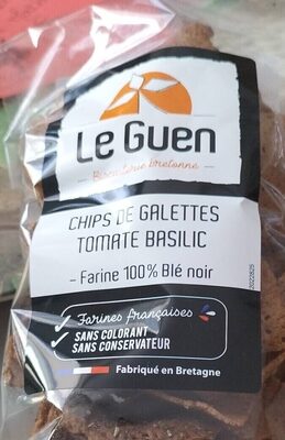 Chips de galettes tomates basilic