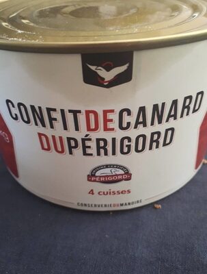 Confit de canard du Périgord front packaging