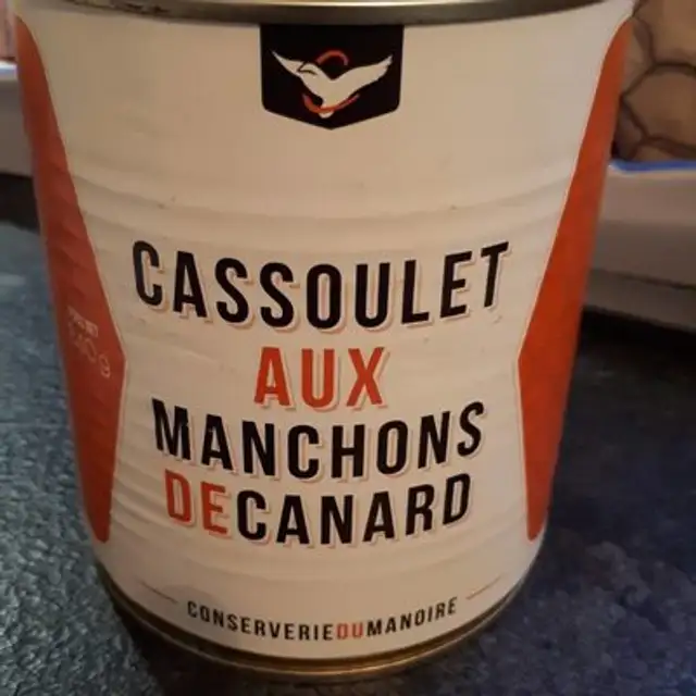 Cassoulet aux manchons de canard front packaging