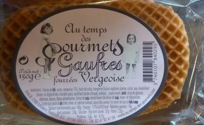 Gaufrettes Fourrées Vergeoises