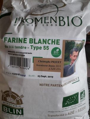 Farine blanche de blé tendre