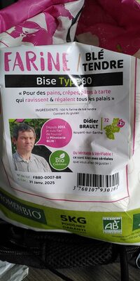 Farine bise type 80 blé tendre