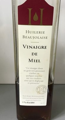 Vinaigre de miel front packaging