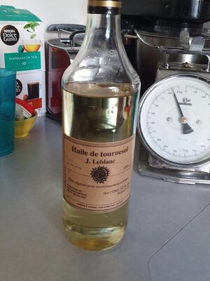 Huile de tournesol J.Leblanc front packaging