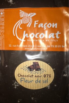 Tablette chocolat noir 87%