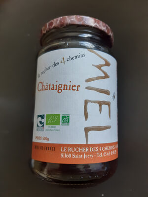 Miel Chataigner 500 G Origine Tarn Bio